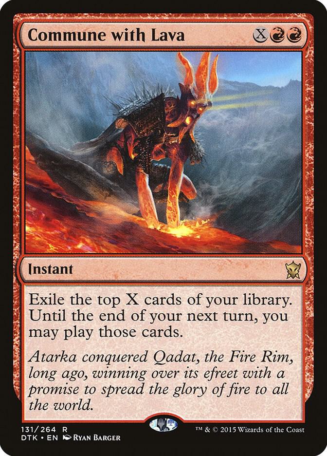 Commune with Lava [Dragons of Tarkir] 131
