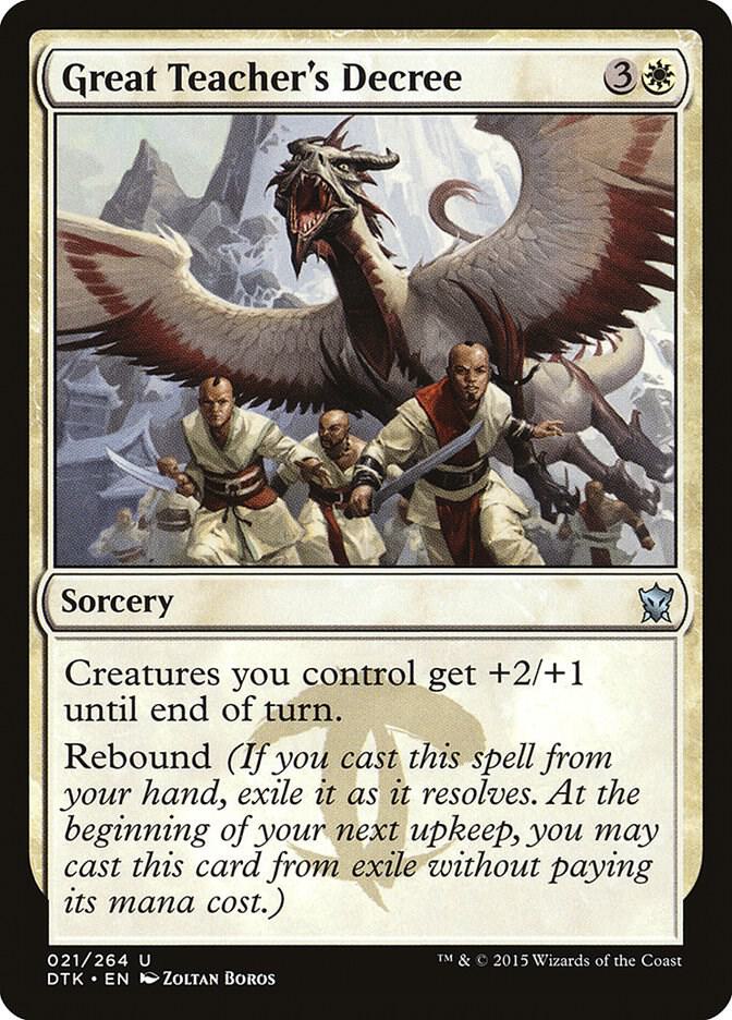 Great Teacher's Decree [Dragons of Tarkir] 21