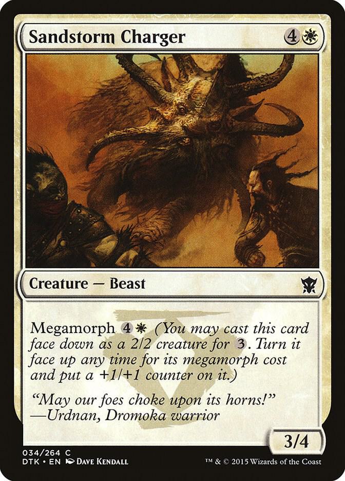 Sandstorm Charger [Dragons of Tarkir] 34