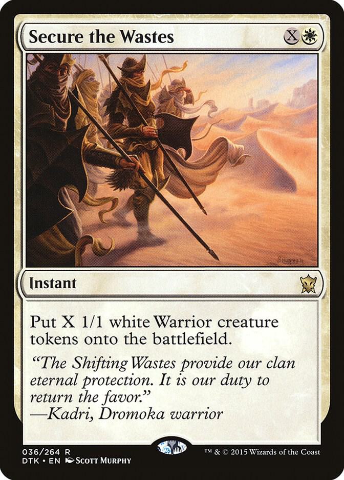 Secure the Wastes [Dragons of Tarkir] 36