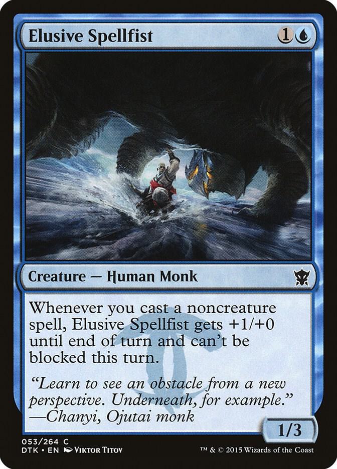 Elusive Spellfist [Dragons of Tarkir] 53