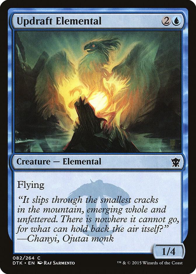 Updraft Elemental [Dragons of Tarkir] 82