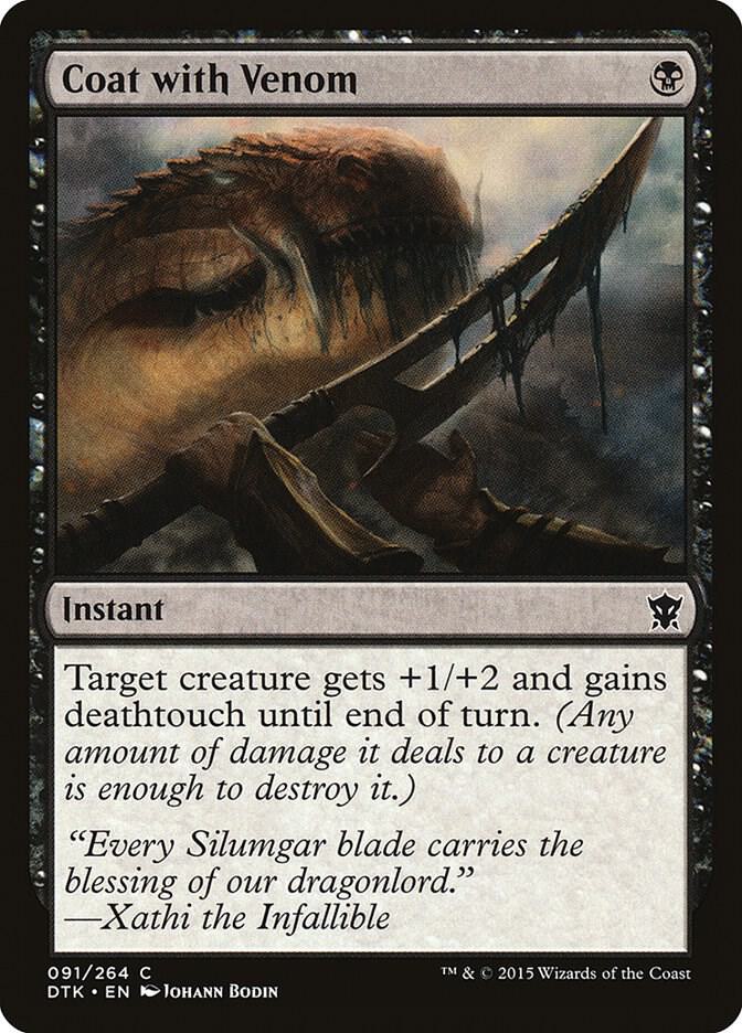 Coat with Venom [Dragons of Tarkir] 91