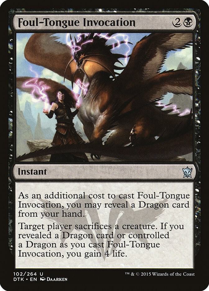 Foul-Tongue Invocation [Dragons of Tarkir] 102