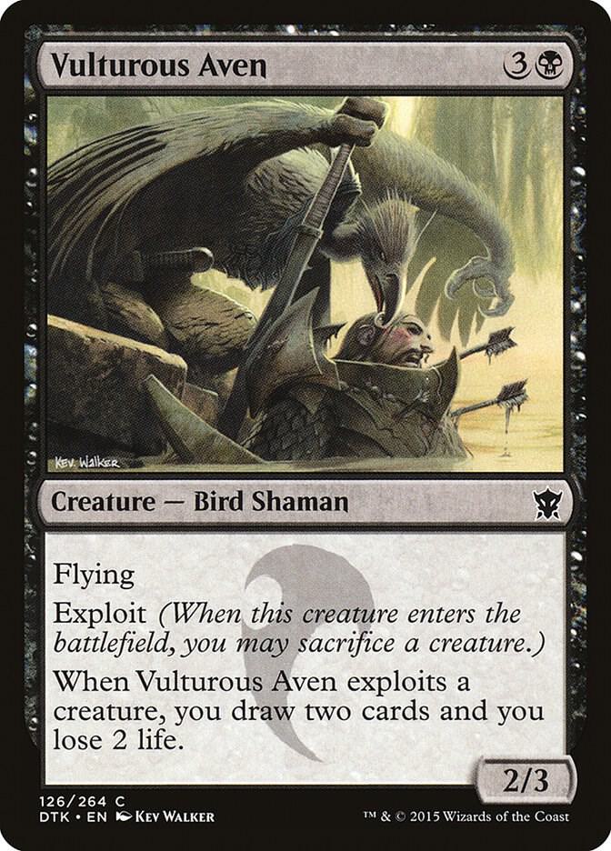 Vulturous Aven [Dragons of Tarkir] 126