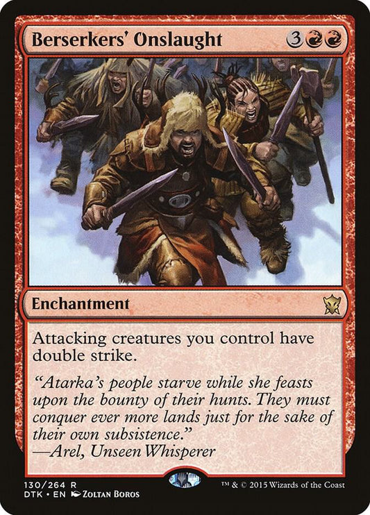 Berserkers' Onslaught [Dragons of Tarkir] 130