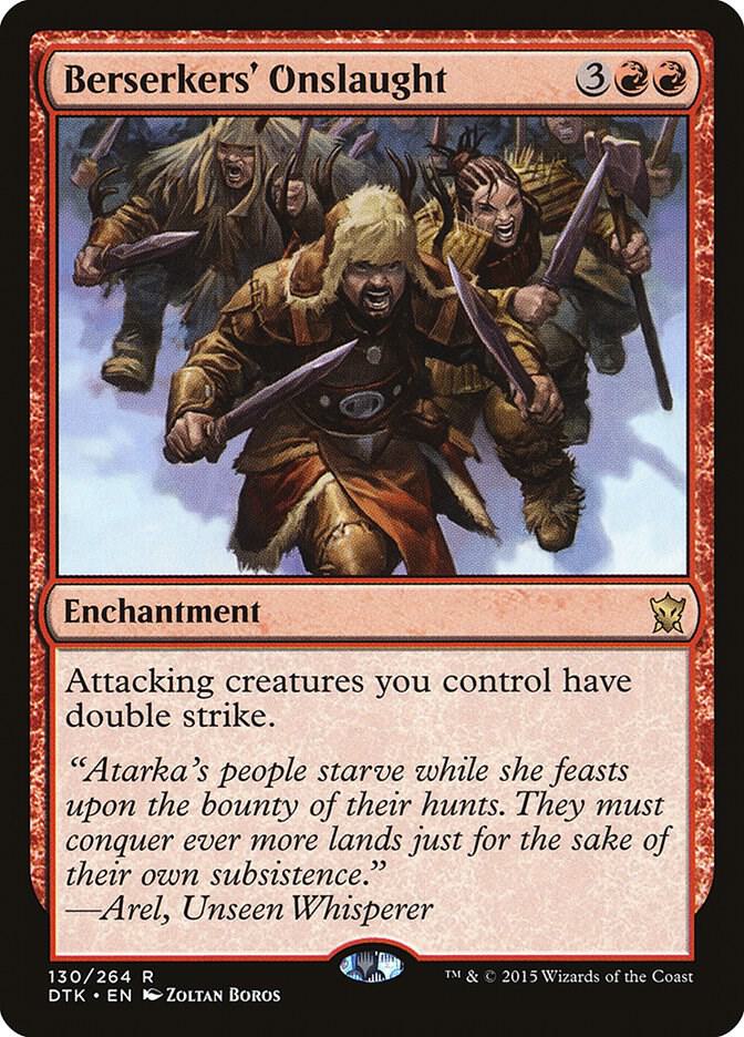 Berserkers' Onslaught [Dragons of Tarkir] 130