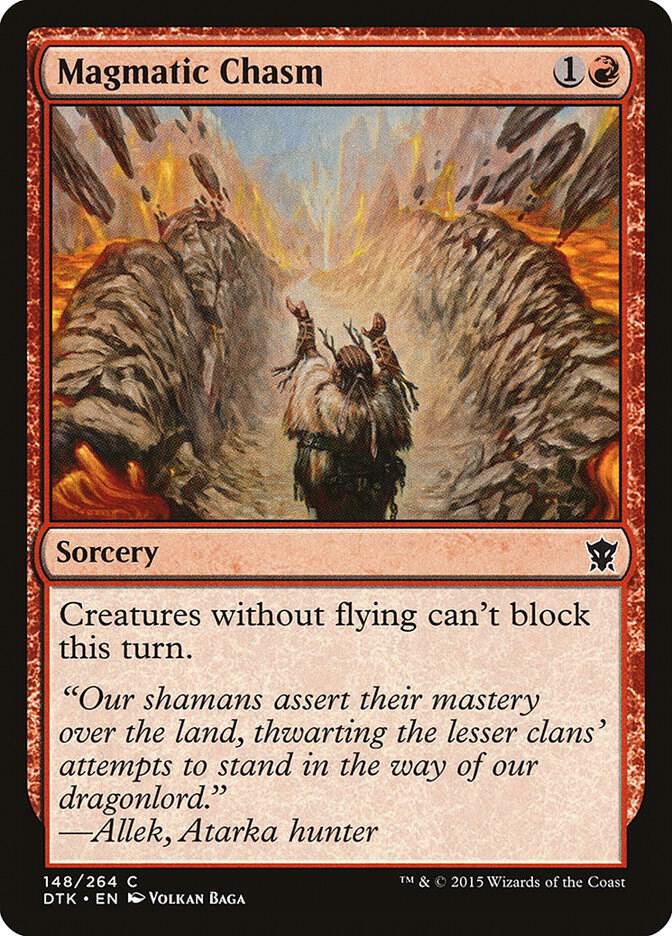 Magmatic Chasm [Dragons of Tarkir] 148