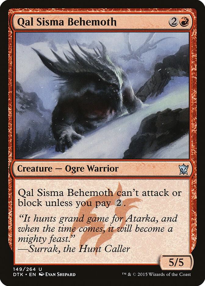 Qal Sisma Behemoth [Dragons of Tarkir] 149