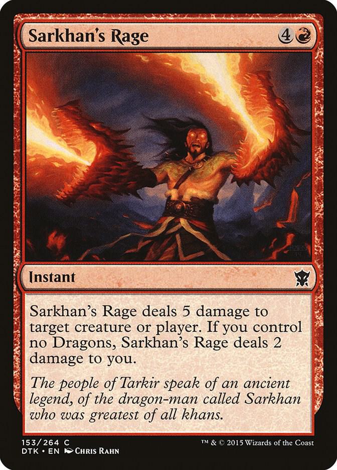 Sarkhan's Rage [Dragons of Tarkir] 153