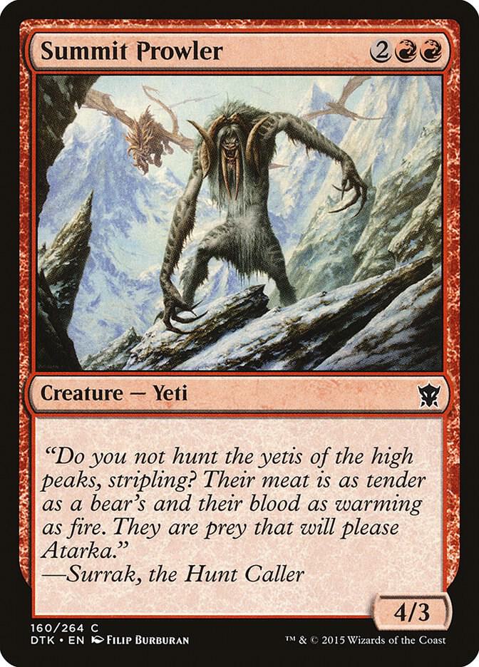 Summit Prowler [Dragons of Tarkir] 160