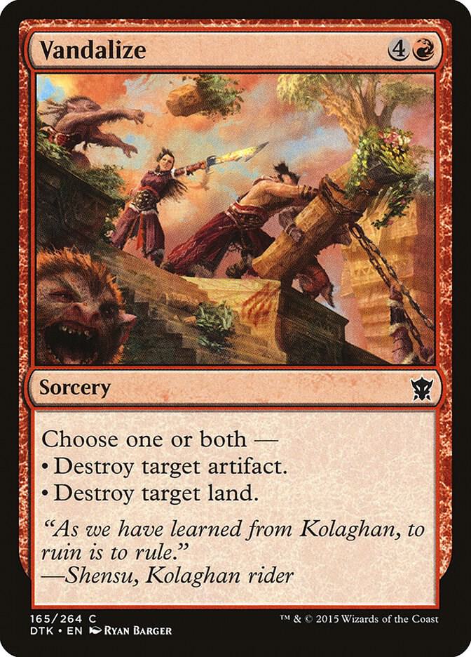 Vandalize [Dragons of Tarkir] 165