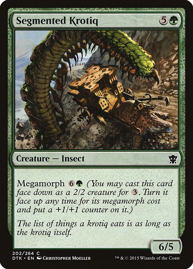 Segmented Krotiq [Dragons of Tarkir] 202