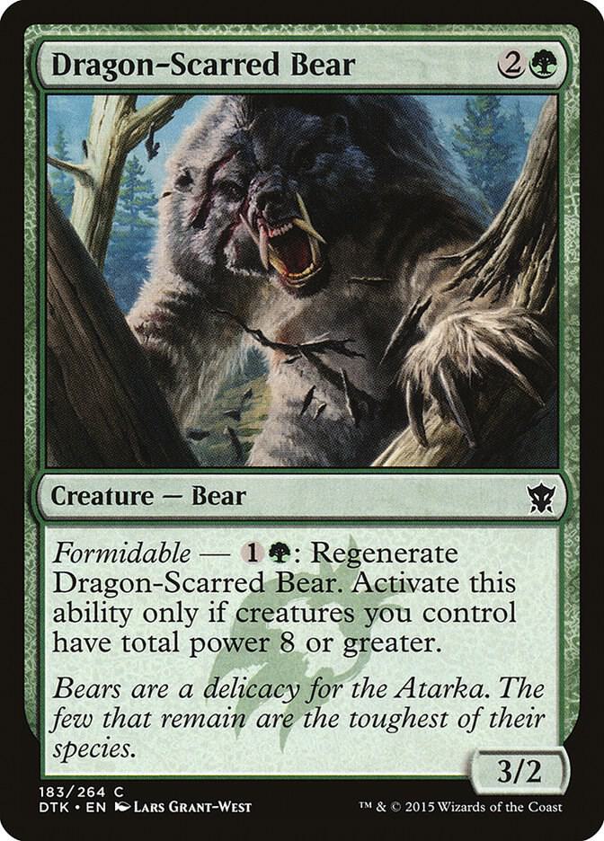 Dragon-Scarred Bear [Dragons of Tarkir] 183