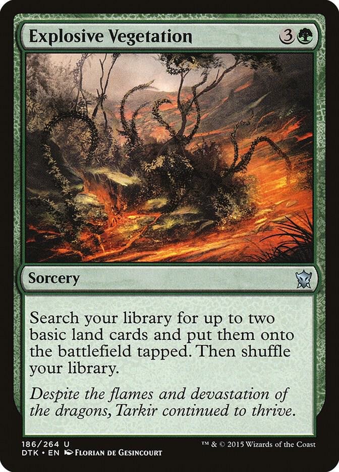 Explosive Vegetation [Dragons of Tarkir] 186