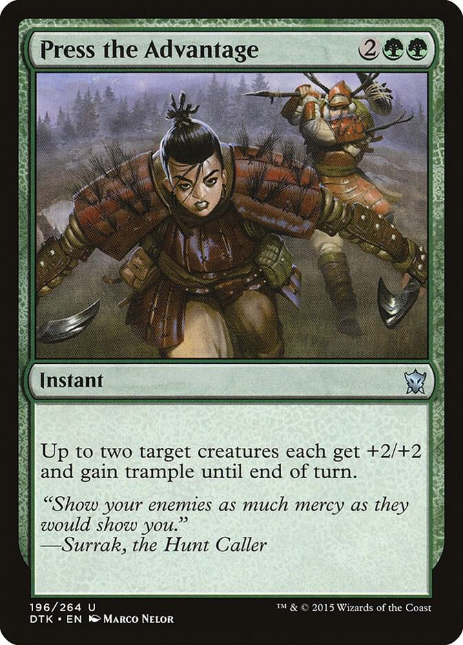 Press the Advantage [Dragons of Tarkir] 196