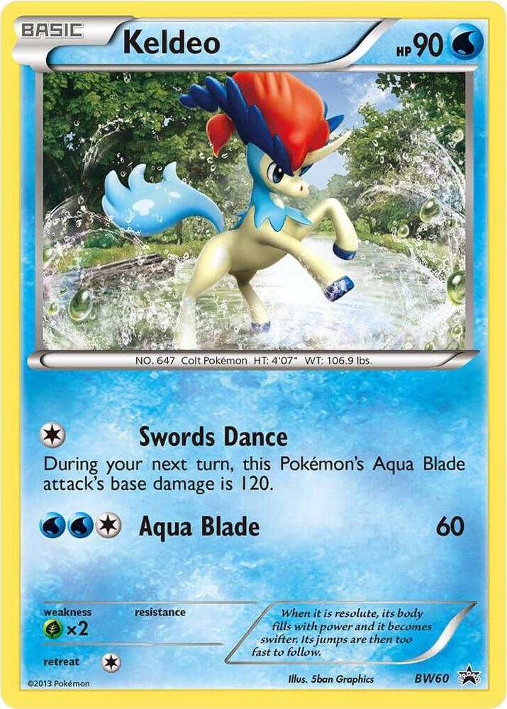 Keldeo - BW60 [Black and White Promos] BW60