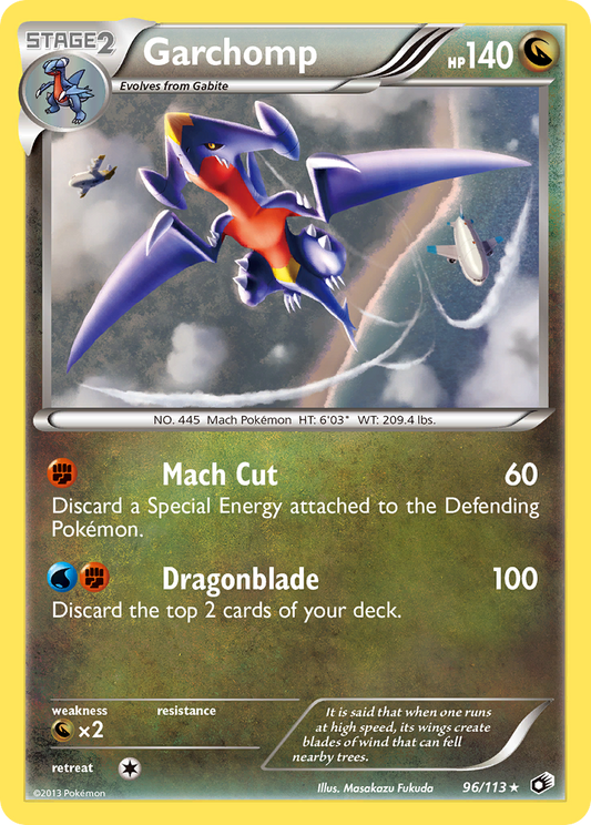 Garchomp - 96/113 Legendary Treasures