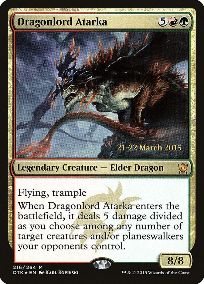 Dragonlord Atarka [Prerelease Cards] 216