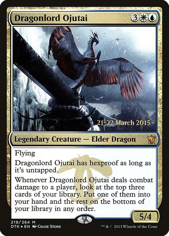 Dragonlord Ojutai [Prerelease Cards] 219