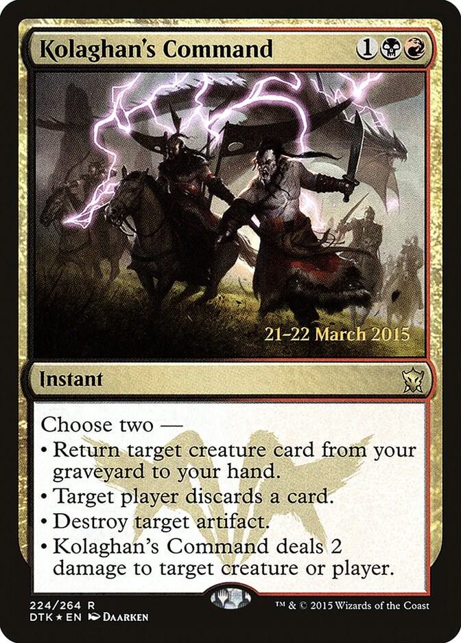 Kolaghan's Command [Prerelease Cards] 224