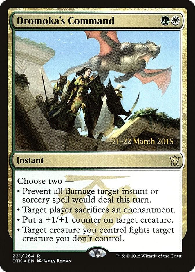 Dromoka's Command [Prerelease Cards] 221
