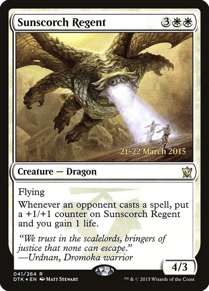 Sunscorch Regent [Prerelease Cards] 41