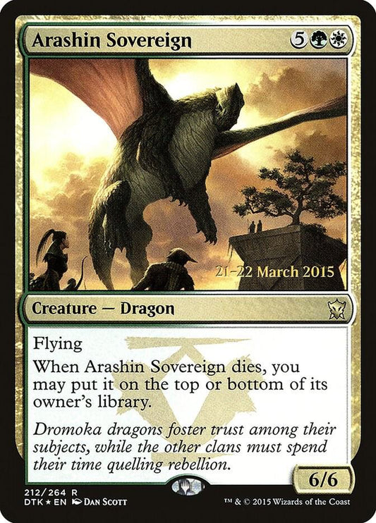 Arashin Sovereign [Prerelease Cards] 212