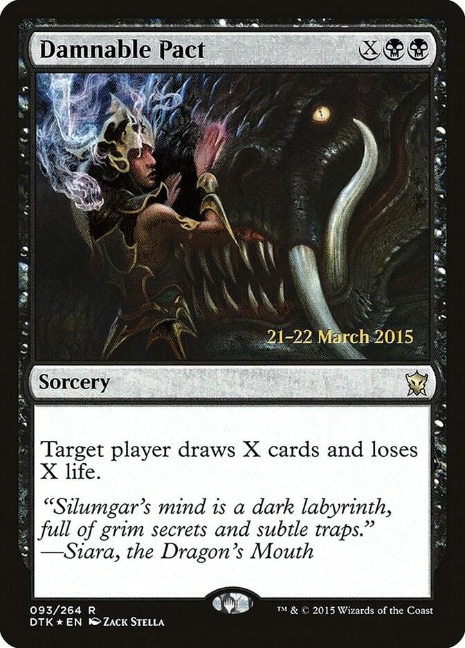 Damnable Pact [Prerelease Cards] 93