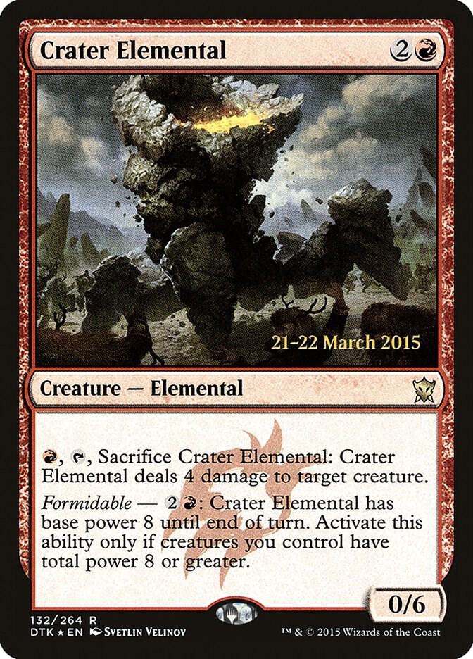 Crater Elemental [Prerelease Cards] 132