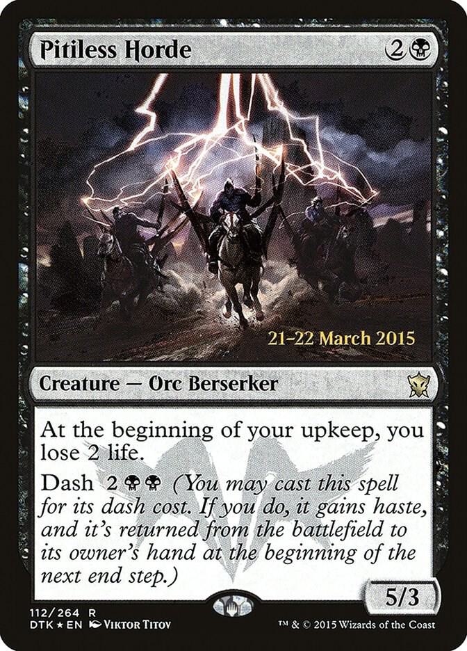 Pitiless Horde [Prerelease Cards] 112