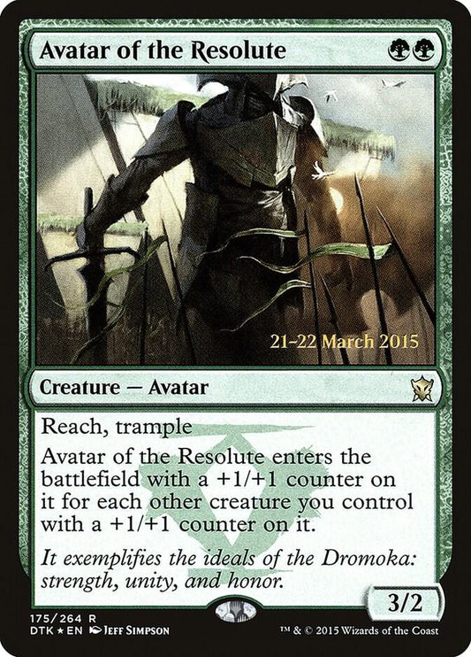 Avatar of the Resolute [Prerelease Cards] 175