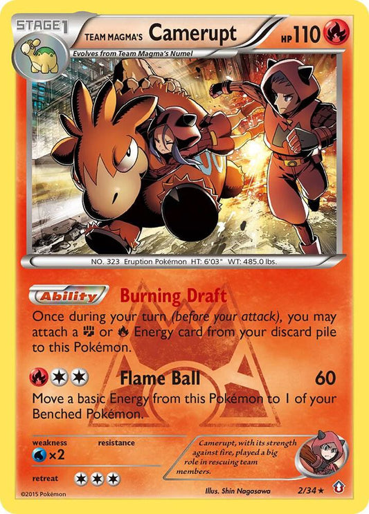 Team Magma's Camerupt [Double Crisis] 2/34