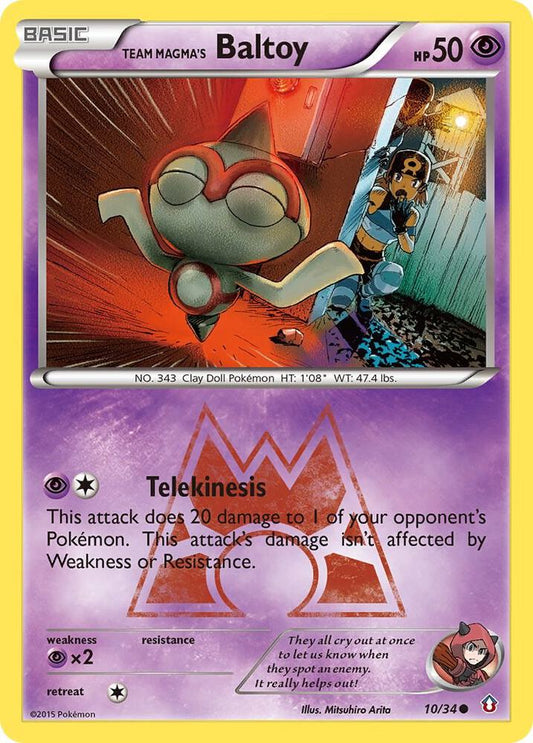 Team Magma's Baltoy [Double Crisis] 10/34