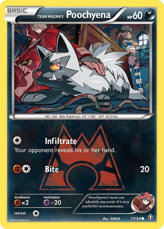 Team Magma's Poochyena [Double Crisis] 17/34