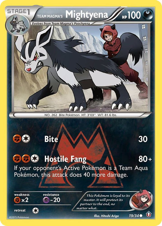Team Magma's Mightyena [Double Crisis] 19/34
