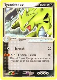 Tyranitar ex (Non-Holo) [POP Series 1] 017/017