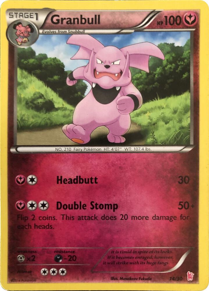 Granbull (#14) [XY Trainer Kit: Sylveon & Noivern] 14/30