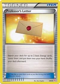 Professor's Letter (Sylveon) [XY Trainer Kit: Sylveon & Noivern] 28/30