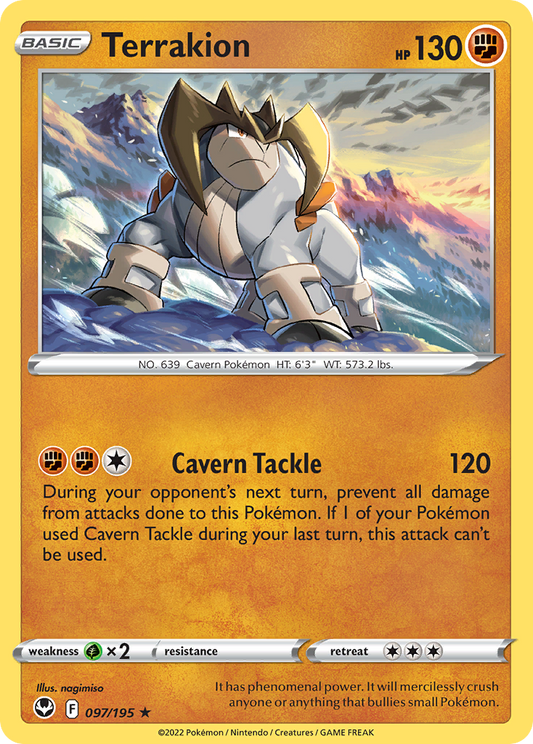 Terrakion - 97/195 Silver Tempest