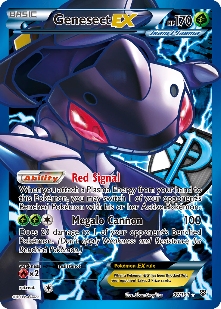 Genesect-EX - 97/101 Plasma Blast