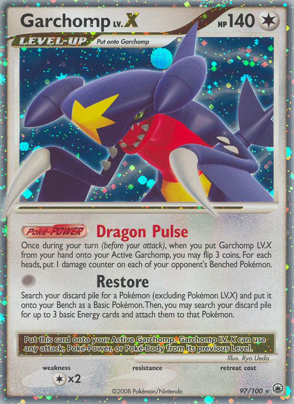 Garchomp LV.X - 97/100 Majestic Dawn