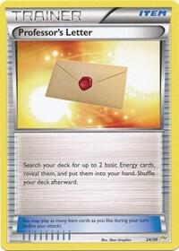 Professor's Letter (Noivern) [XY Trainer Kit: Sylveon & Noivern] 24/30