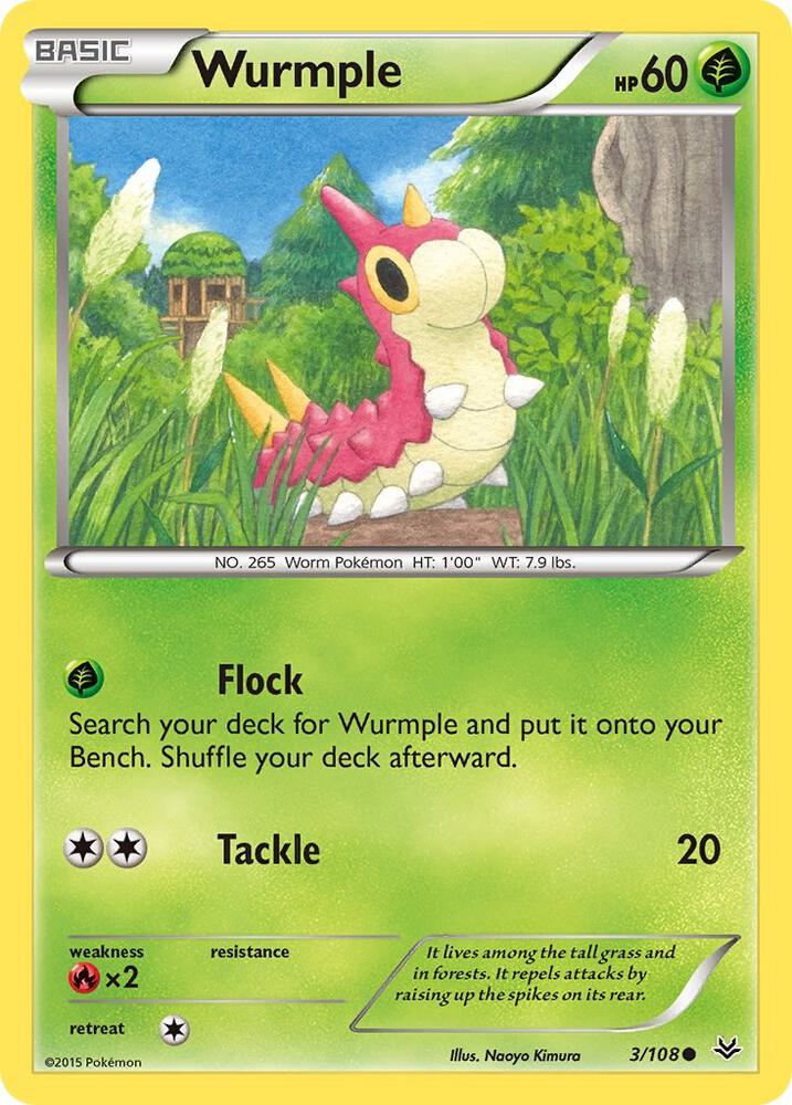 Wurmple [XY - Roaring Skies] 3/108