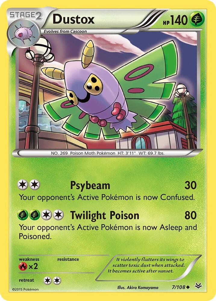 Dustox (7) [XY - Roaring Skies] 7/108