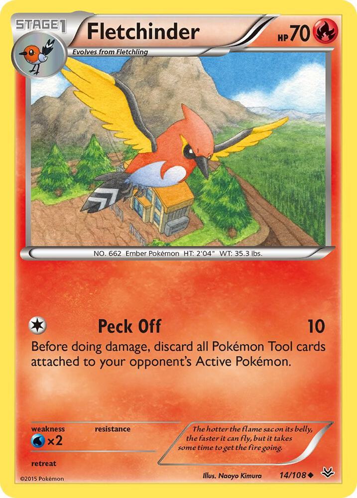 Fletchinder [XY - Roaring Skies] 14/108