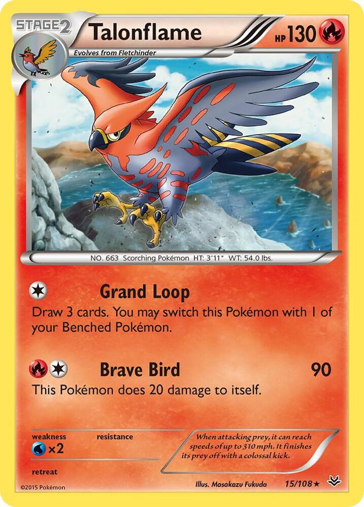 Talonflame [XY - Roaring Skies] 15/108