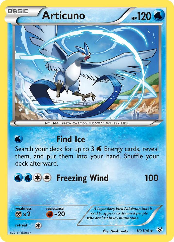 Articuno (16) [XY - Roaring Skies] 16/108