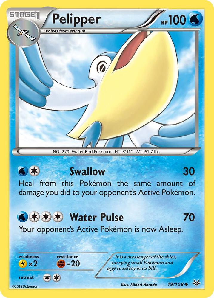 Pelipper [XY - Roaring Skies] 19/108