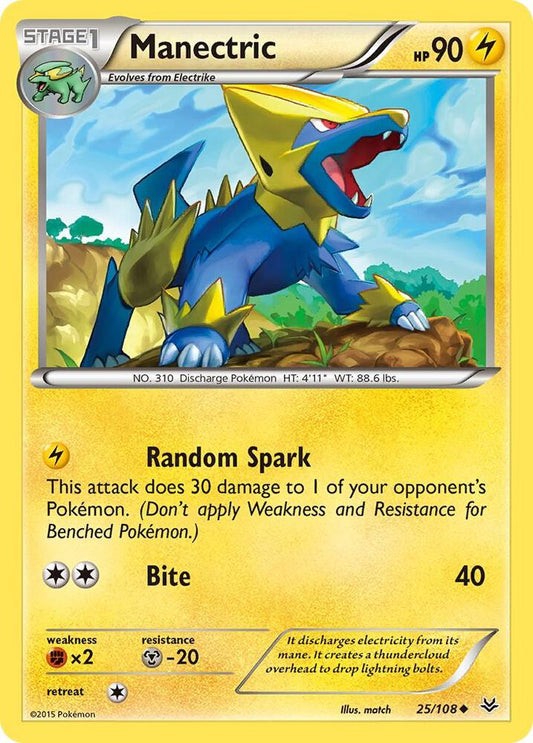 Manectric [XY - Roaring Skies] 25/108